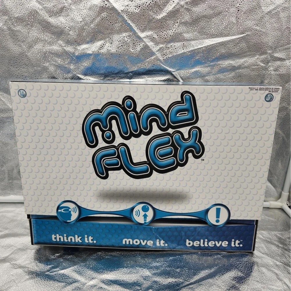 Game MindFlex Mattel 2009 Obstacle Think Believe Move Ball With Mind VTG READ